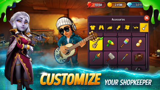 اسکرین شات 6 بازی Shop Titans: Crafting Tycoon