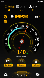 اسکرین شات 2 برنامه GPS Speedometer: Car Dash Cam