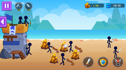 اسکرین شات بازی Stickman Tribe 5
