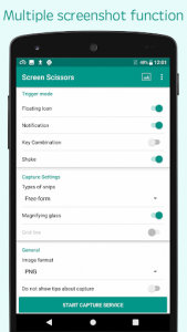 اسکرین شات برنامه Screen Scissors : Screenshot & Free-form snip 1