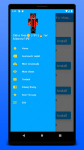 اسکرین شات 2 برنامه Skins FreeFire For Minecraft