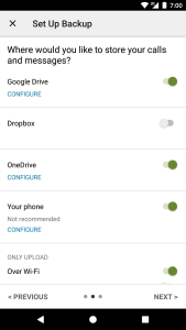 اسکرین شات 5 برنامه SMS Backup & Restore