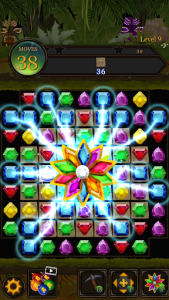 اسکرین شات بازی Secret Jungle Pop : Match 3 Jewels Puzzle 1