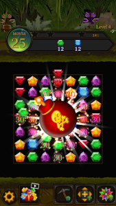 اسکرین شات بازی Secret Jungle Pop : Match 3 Jewels Puzzle 3