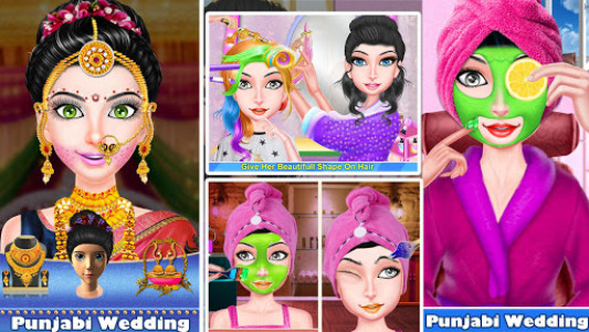 اسکرین شات بازی Indian Wedding Stylist - Makeup & Dress up girls 7