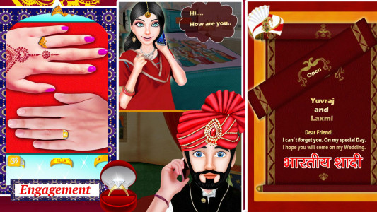 اسکرین شات برنامه Indian Hindu Wedding Girl Game 6