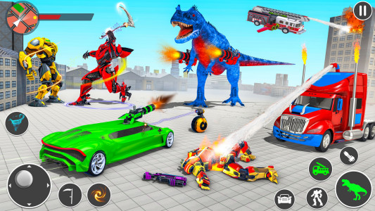 اسکرین شات برنامه Truck Game - Car Robot Games 4