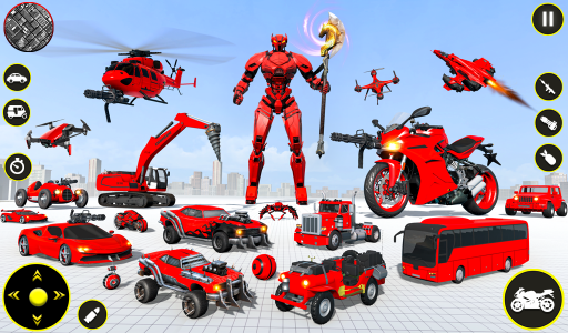 اسکرین شات برنامه Bike Robot Games: Robot Game 2
