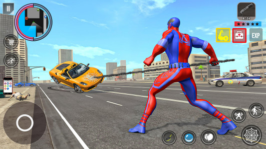 اسکرین شات 5 برنامه Spider Rope Action Game