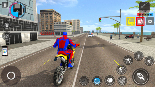 اسکرین شات 1 برنامه Spider Rope Action Game