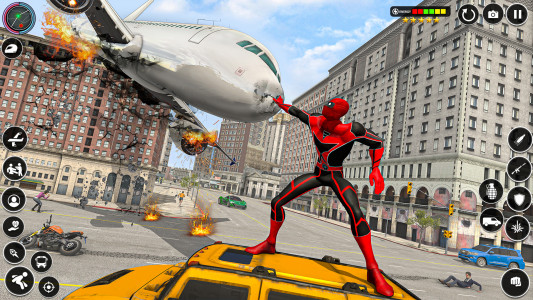 اسکرین شات برنامه Spider Rope Games - Crime Hero 2