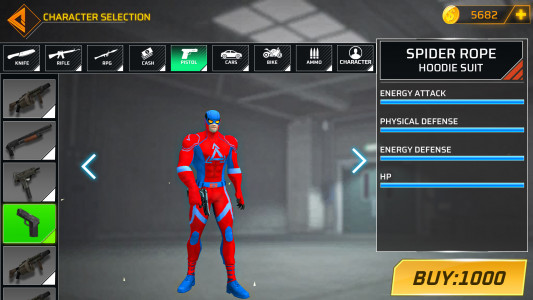 اسکرین شات 8 برنامه Spider Rope Action Game