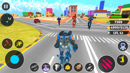 اسکرین شات برنامه Mech Robot Transforming Game 2