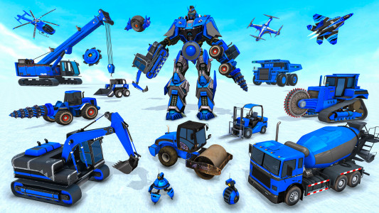 اسکرین شات برنامه Mech Robot Transforming Game 1