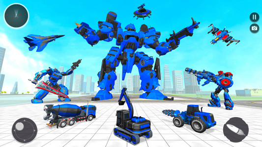 اسکرین شات برنامه Mech Robot Transforming Game 1