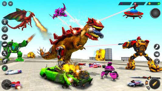 اسکرین شات بازی Dino Robot War Robot Transform 7