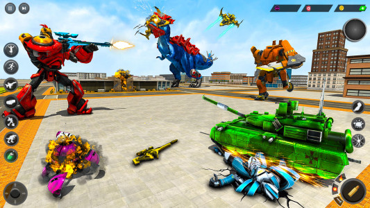 اسکرین شات بازی Dino Robot War Robot Transform 5