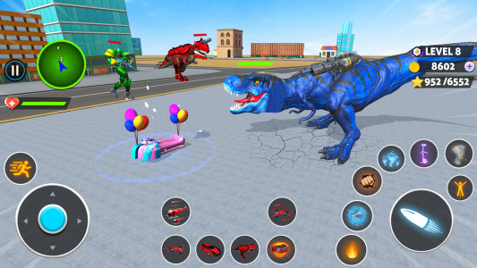 اسکرین شات بازی Dino Transform Robot Games 5