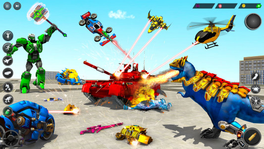 اسکرین شات بازی Dino Robot War Robot Transform 8