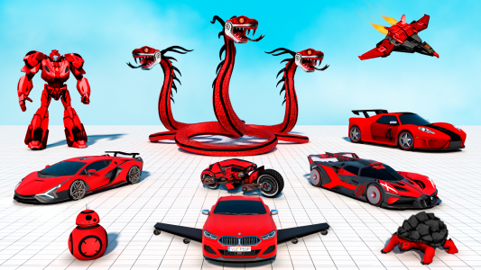 اسکرین شات برنامه Anaconda Robot Car War Game 4