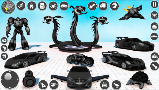 اسکرین شات برنامه Anaconda Car Robot Games 5