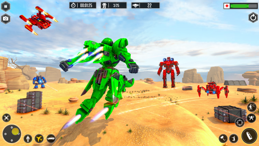 اسکرین شات بازی Robot Transform: Car Robot War 5