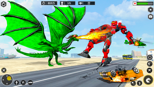 اسکرین شات بازی Robot Transform: Car Robot War 1