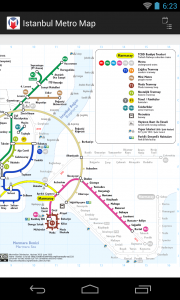 اسکرین شات برنامه Istanbul Metro Map 2