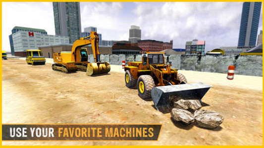 اسکرین شات بازی Heavy Duty Road Construction Machine:Excavator sim 2
