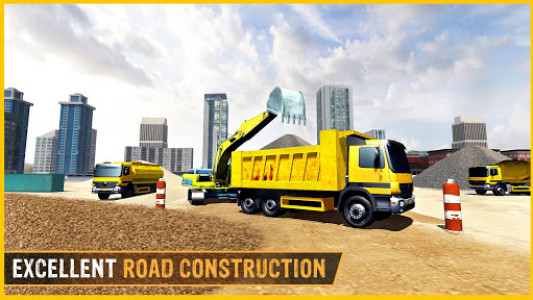 اسکرین شات بازی Heavy Duty Road Construction Machine:Excavator sim 1