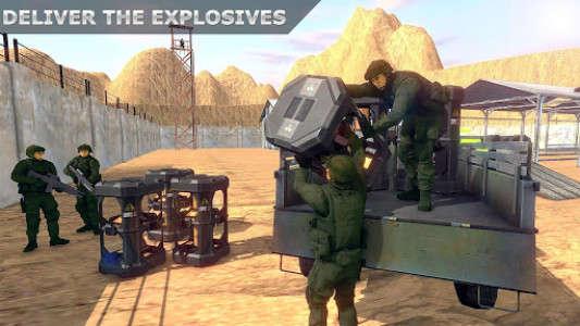 اسکرین شات بازی Military Truck Simulator Game 3D: Cargo Transport 1