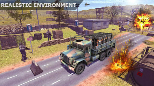 اسکرین شات بازی Military Truck Simulator Game 3D: Cargo Transport 4