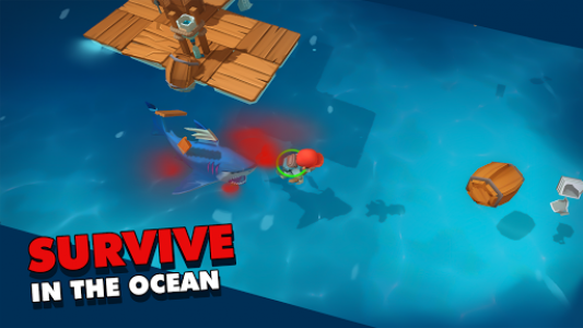 اسکرین شات بازی Epic Raft: Fighting Zombie Shark Survival Games 1