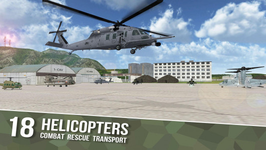 اسکرین شات بازی Helicopter Sim Flight Simulato 1