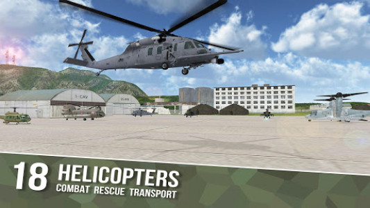 اسکرین شات بازی Helicopter Sim Flight Simulator Air Cavalry Pilot 1