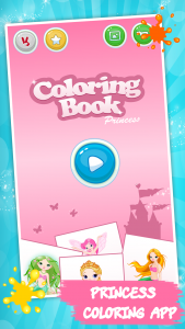اسکرین شات بازی Princess Coloring - Kids Fun 5