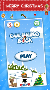 اسکرین شات 4 بازی Kids coloring book:  Christmas