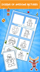 اسکرین شات بازی Kids coloring book:  Christmas 3