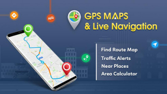 اسکرین شات برنامه GPS, Maps, Live Navigation & Traffic Alerts 6