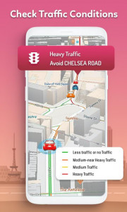 اسکرین شات برنامه GPS, Maps, Live Navigation & Traffic Alerts 3