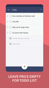 اسکرین شات 5 برنامه Grocery Shopping List -BudList