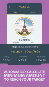 اسکرین شات 3 برنامه Savings Goal
