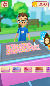 اسکرین شات 4 بازی Ice Cream roll summer dessert