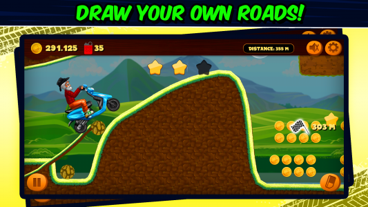 اسکرین شات بازی Road Draw 2: Moto Race 4