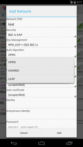 اسکرین شات برنامه WiFi Connection Manager 5