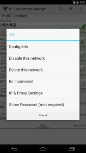 اسکرین شات 6 برنامه WiFi Connection Manager
