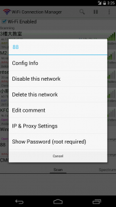 اسکرین شات برنامه WiFi Connection Manager 6