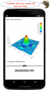 اسکرین شات برنامه TechCalc Scientific Calculator 5