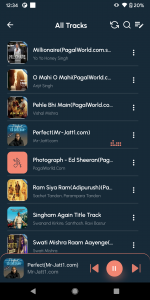 اسکرین شات 3 برنامه Roar Music Player