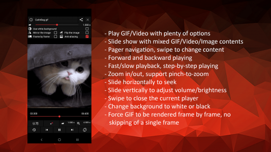 اسکرین شات برنامه GIF Player - OmniGIF 4